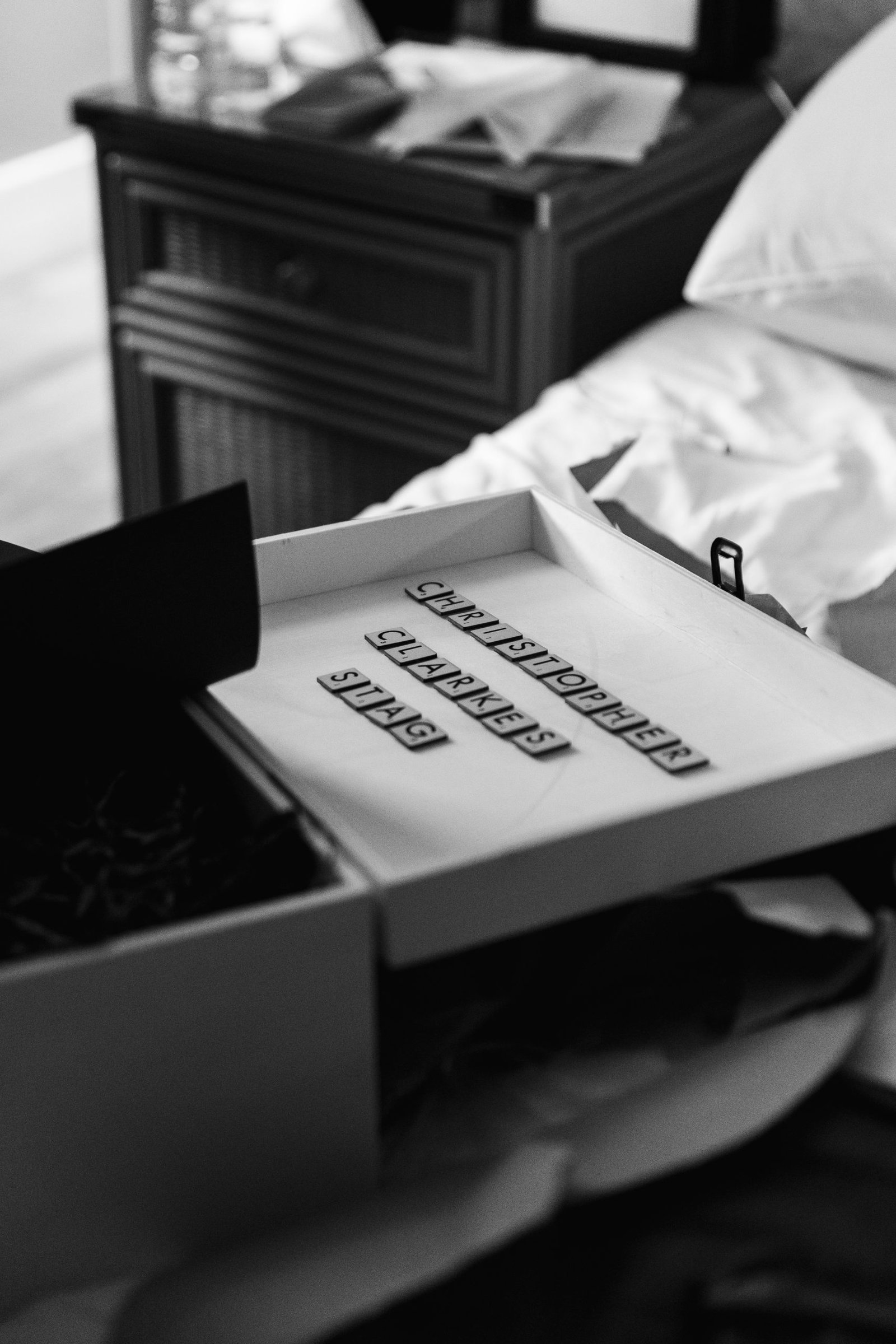 Bridal & groom prep at The Ned Hotel in London - London wedding photographer Lauren Squire