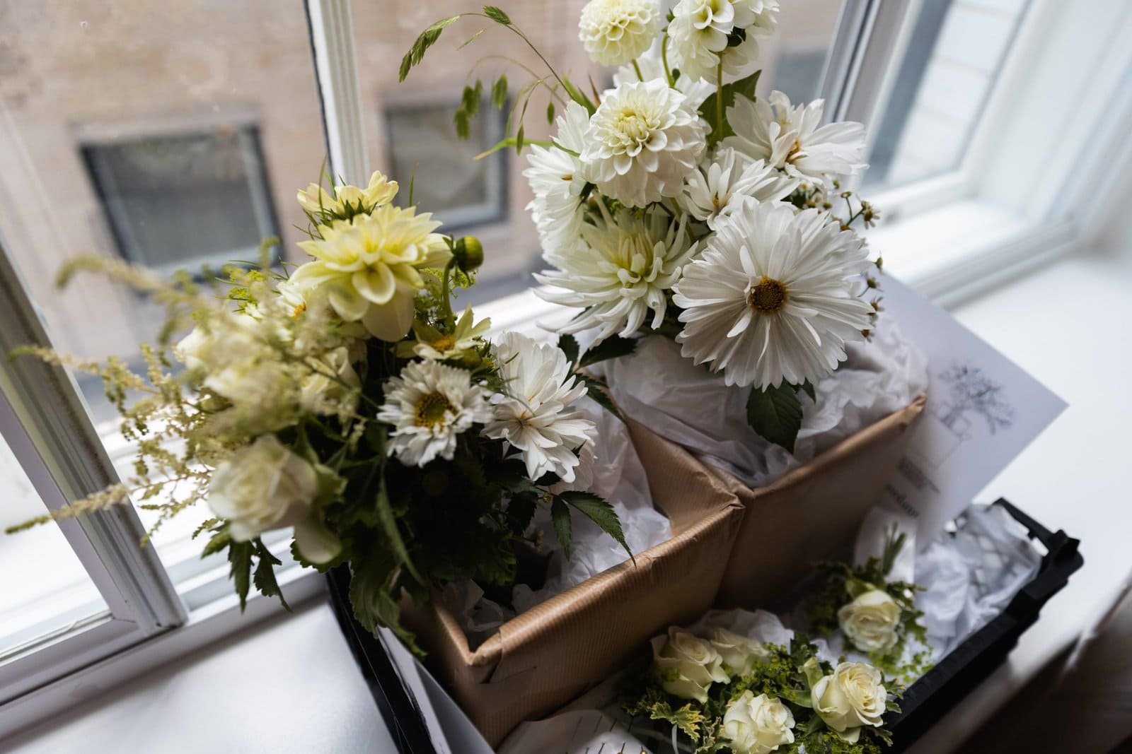 Bridal & groom prep at The Ned Hotel in London - London wedding photographer Lauren Squire