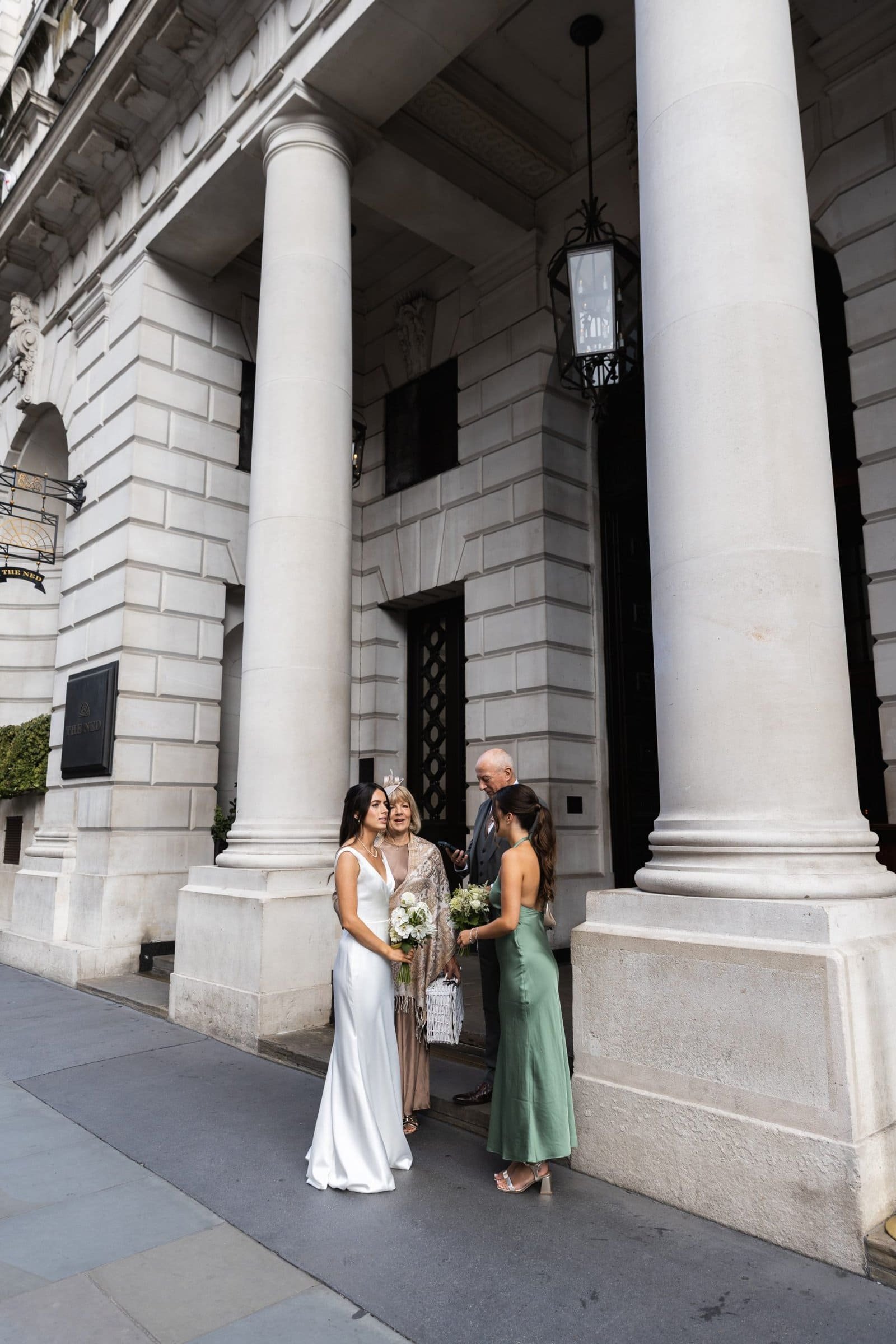 Bridal & groom prep at The Ned Hotel in London - London wedding photographer Lauren Squire