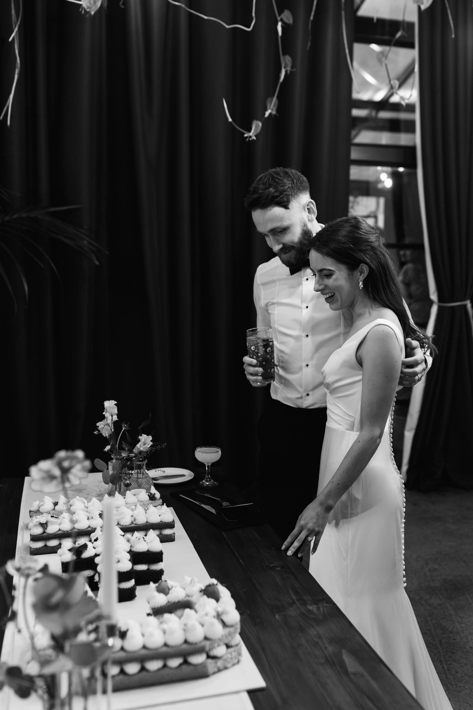 Wedding reception venue The Hackney for a stylish wedding in East London UK - London wedding photographer Lauren Squire