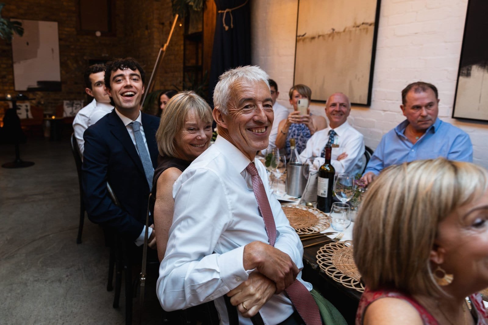 Wedding reception venue The Hackney for a stylish wedding in East London UK - London wedding photographer Lauren Squire