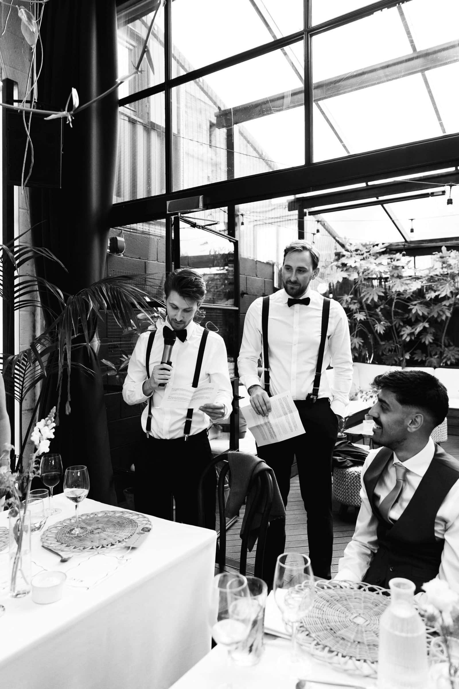 Wedding reception venue The Hackney for a stylish wedding in East London UK - London wedding photographer Lauren Squire