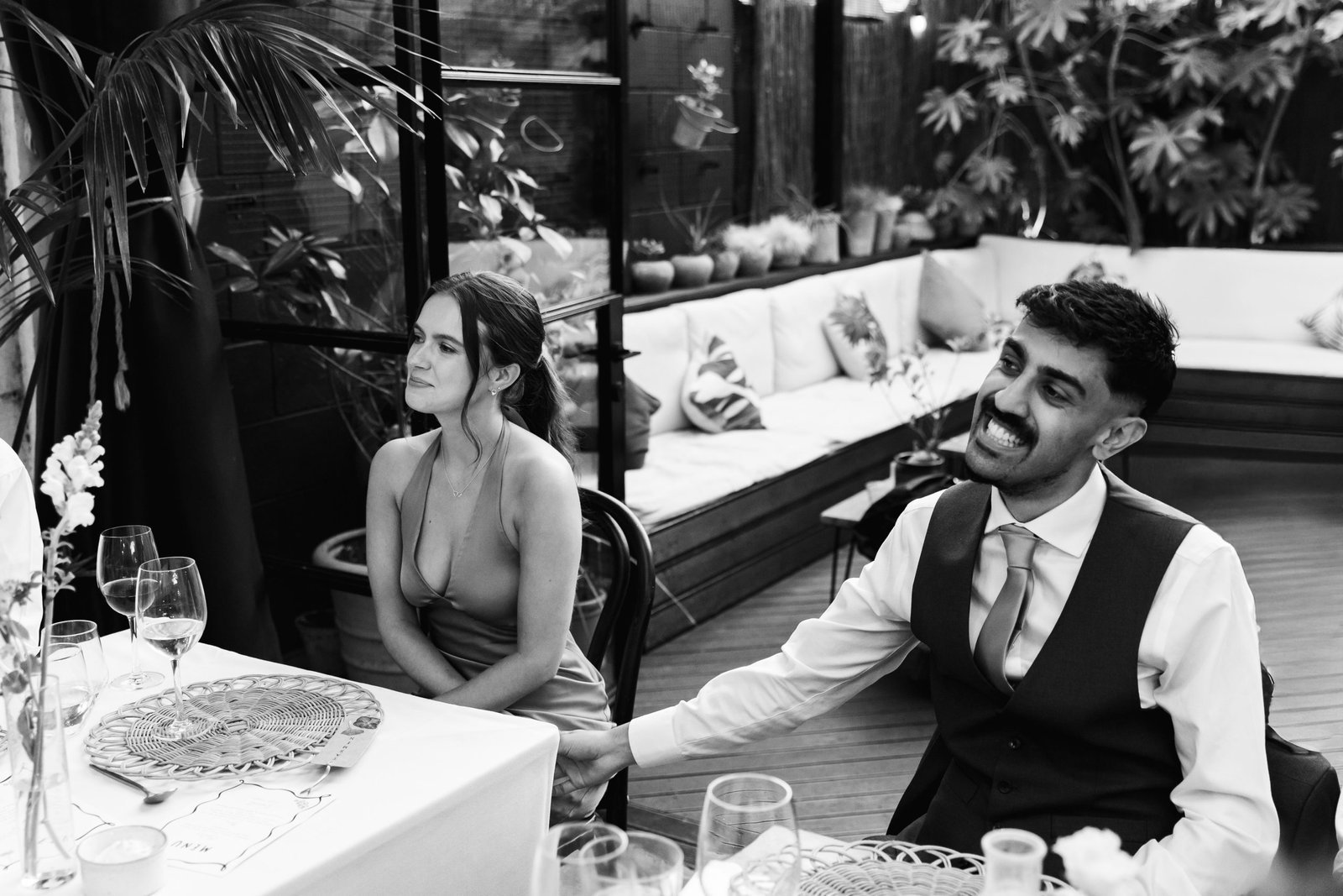 Wedding reception venue The Hackney for a stylish wedding in East London UK - London wedding photographer Lauren Squire