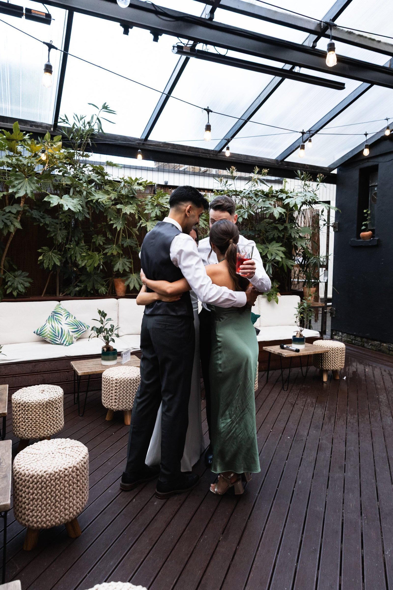 Wedding reception venue The Hackney for a stylish wedding in East London UK - London wedding photographer Lauren Squire