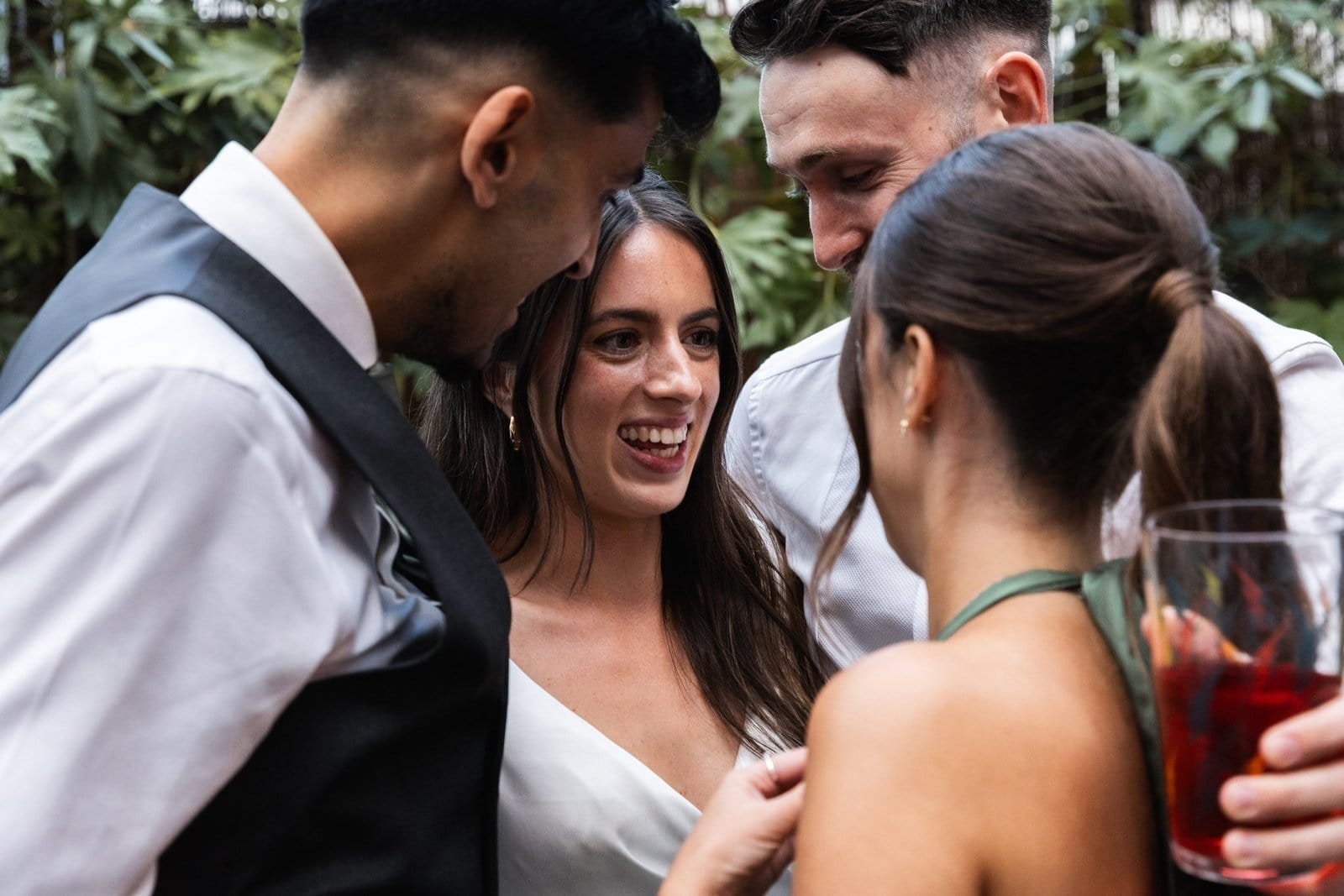 Wedding reception venue The Hackney for a stylish wedding in East London UK - London wedding photographer Lauren Squire