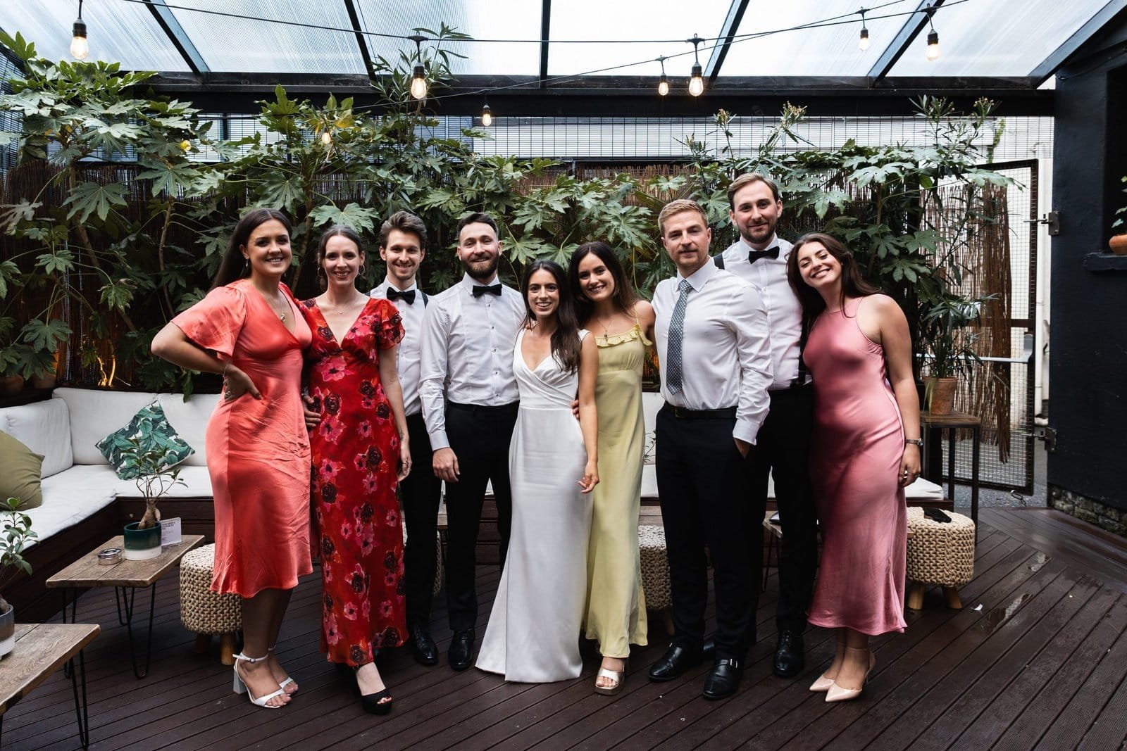 Wedding reception venue The Hackney for a stylish wedding in East London UK - London wedding photographer Lauren Squire