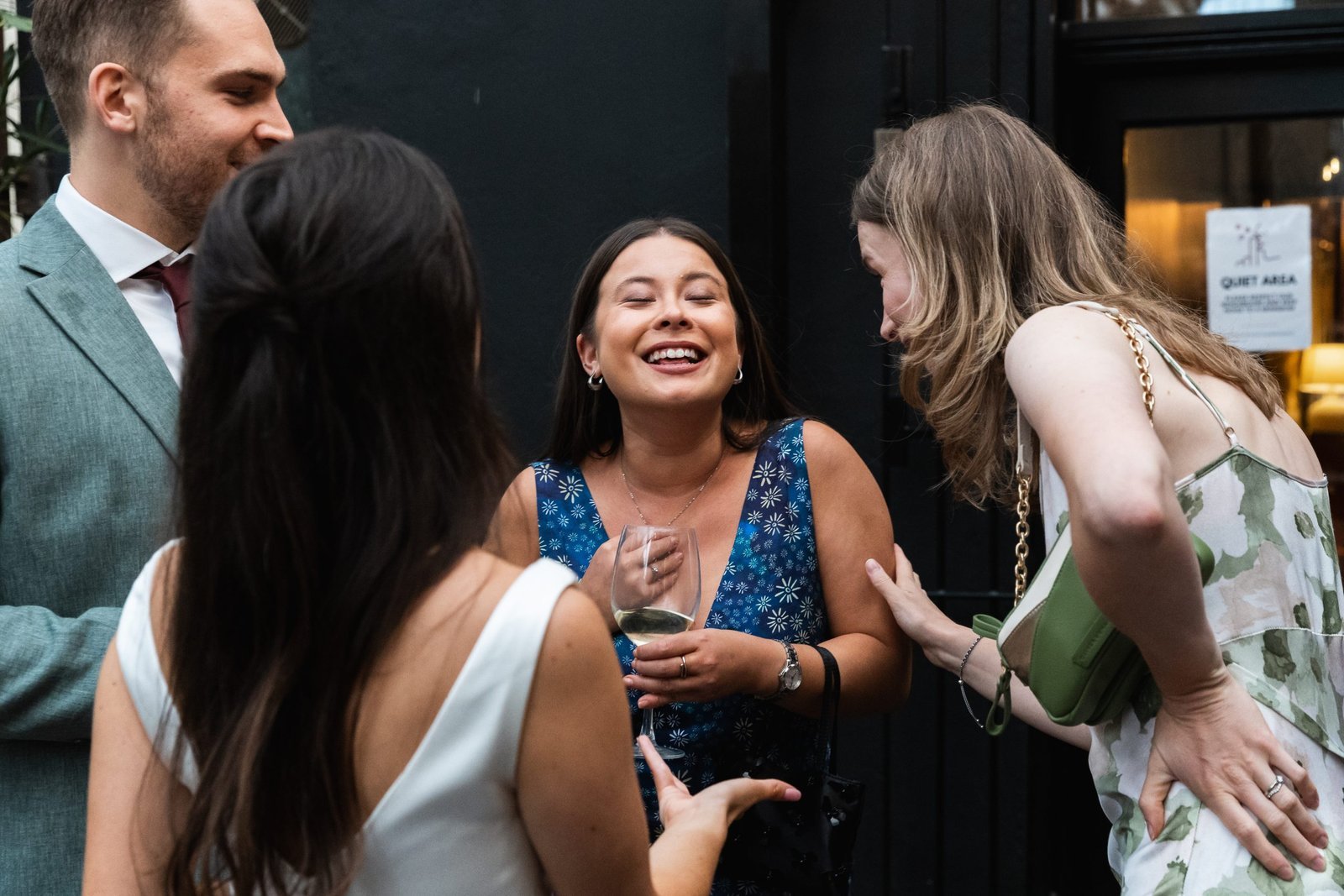 Wedding reception venue The Hackney for a stylish wedding in East London UK - London wedding photographer Lauren Squire