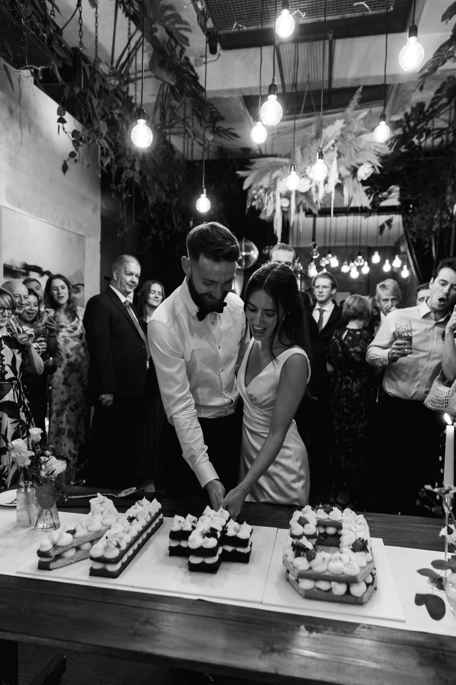Wedding reception venue The Hackney for a stylish wedding in East London UK - London wedding photographer Lauren Squire