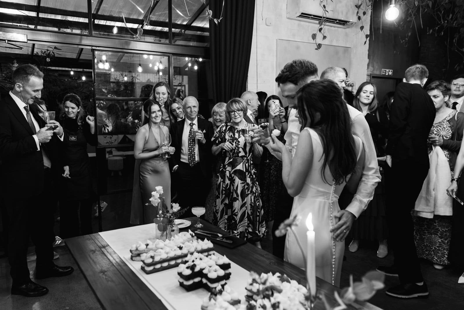 Wedding reception venue The Hackney for a stylish wedding in East London UK - London wedding photographer Lauren Squire