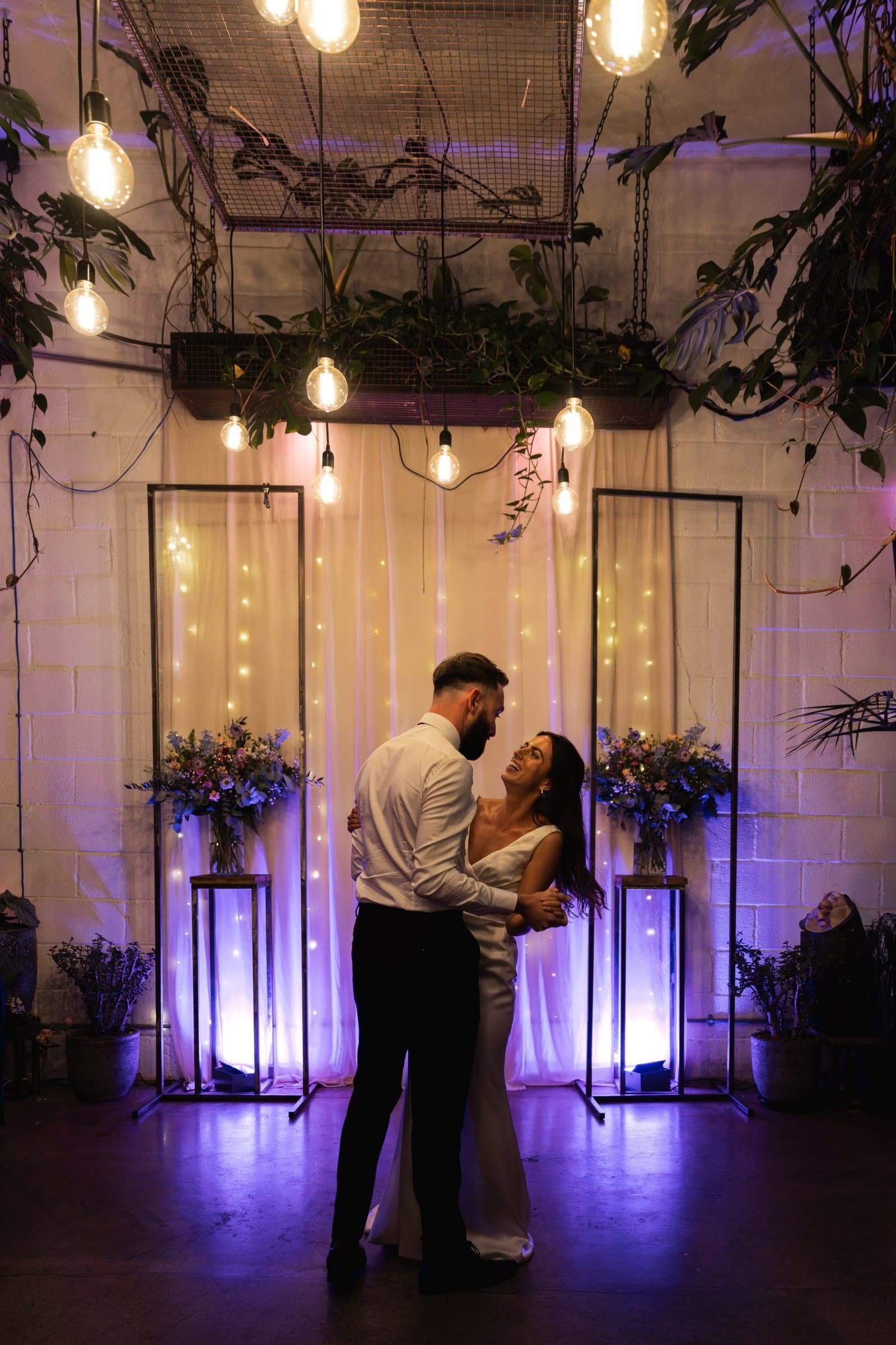 Wedding reception venue The Hackney for a stylish wedding in East London UK - London wedding photographer Lauren Squire