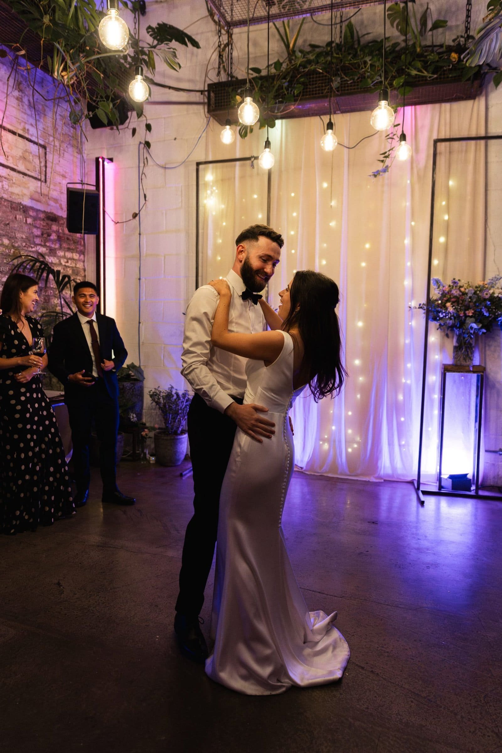 Wedding reception venue The Hackney for a stylish wedding in East London UK - London wedding photographer Lauren Squire