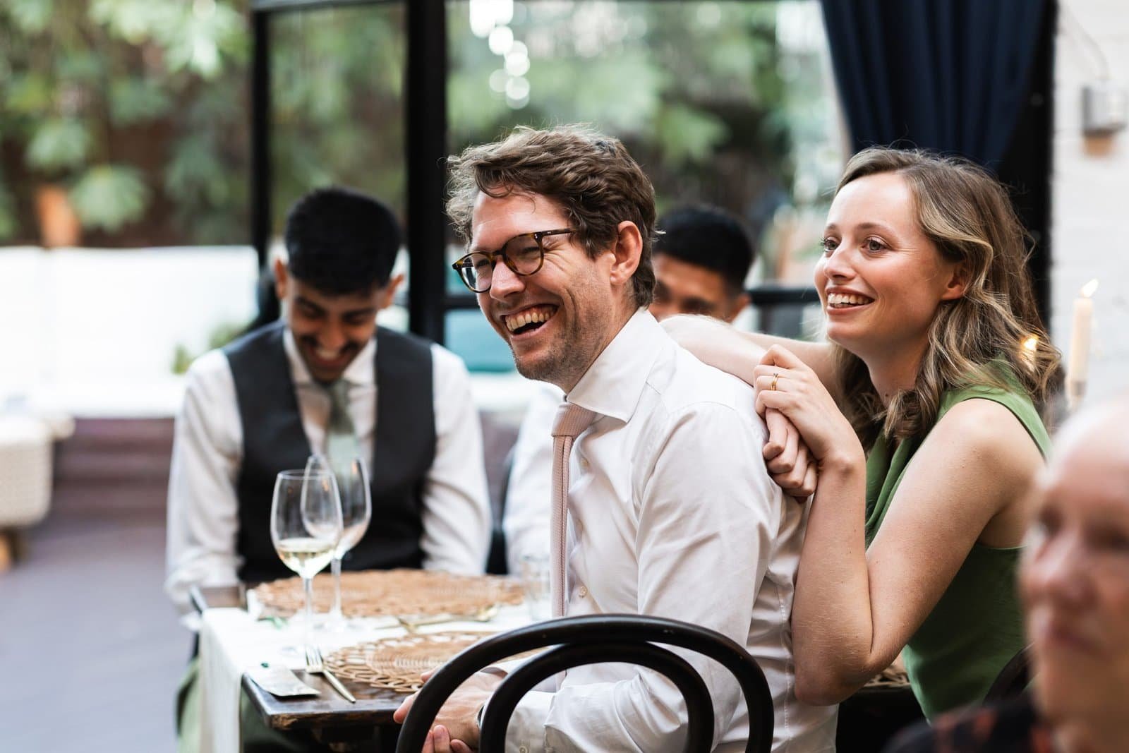 Wedding reception venue The Hackney for a stylish wedding in East London UK - London wedding photographer Lauren Squire