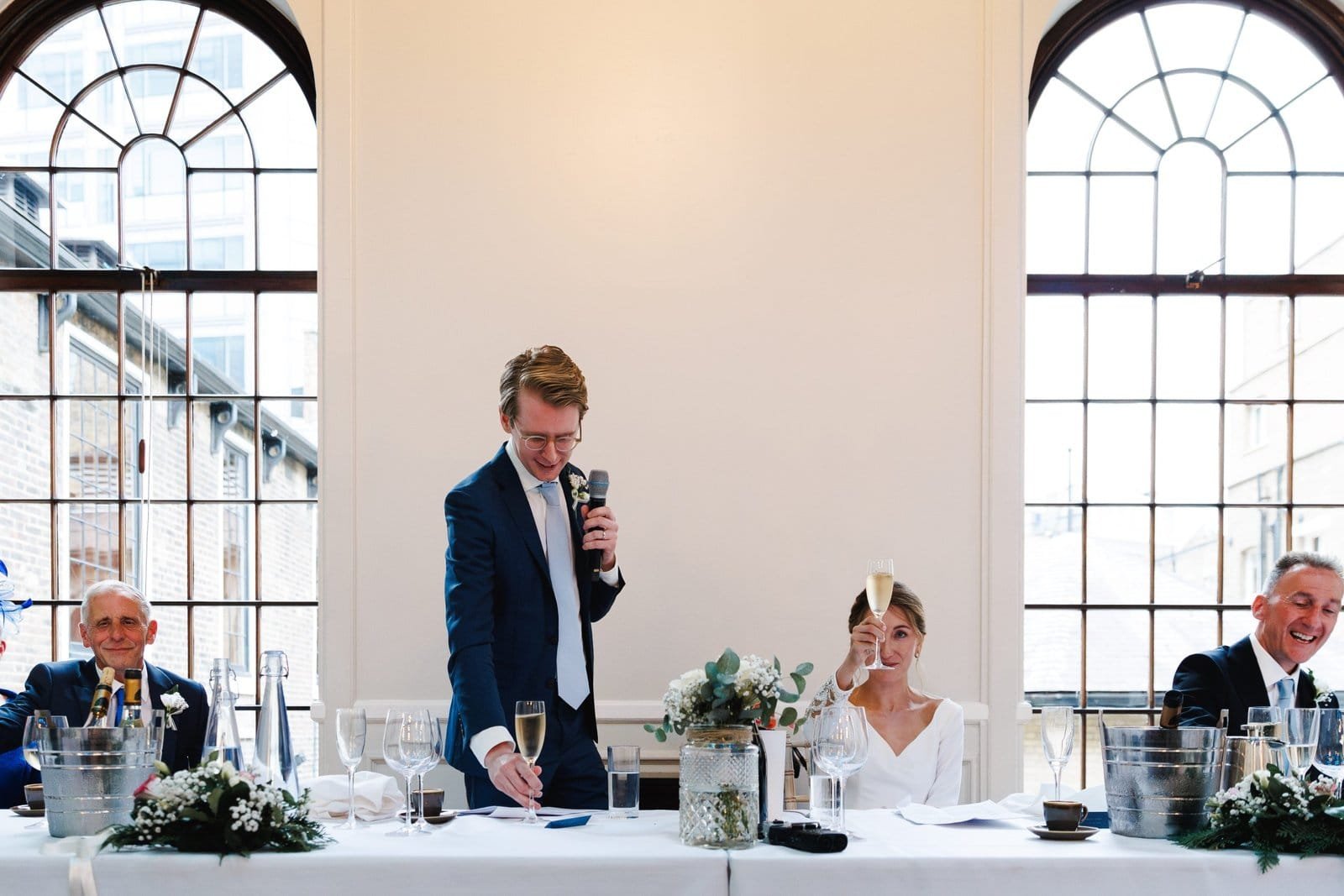 Central London wedding at The Brewery Barbican wedding venue