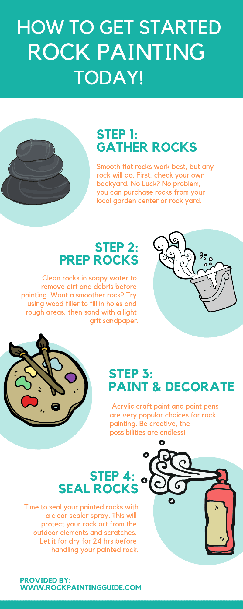 Complete Guide: How to Paint Rocks, Tips & Tricks, and Ideas to Try 8 how to paint rocks