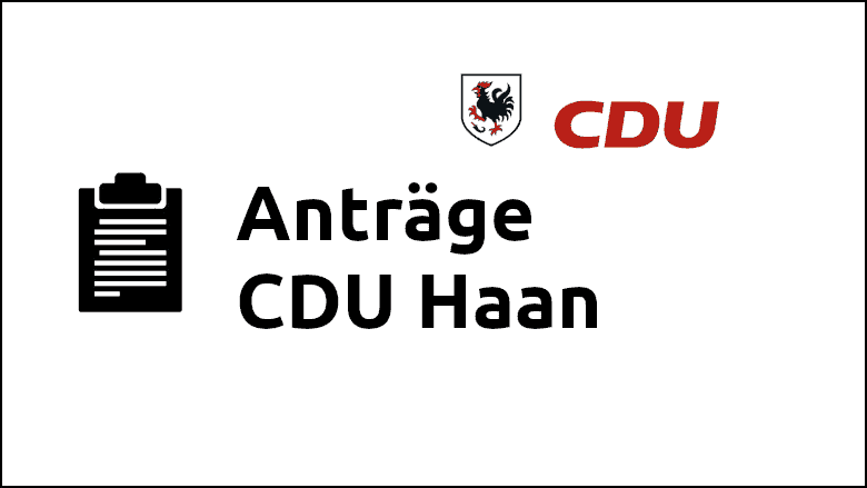 CDU Haan Anträge