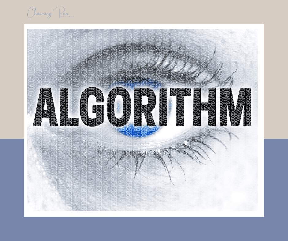 futuristic eye with ai algorithm overlay