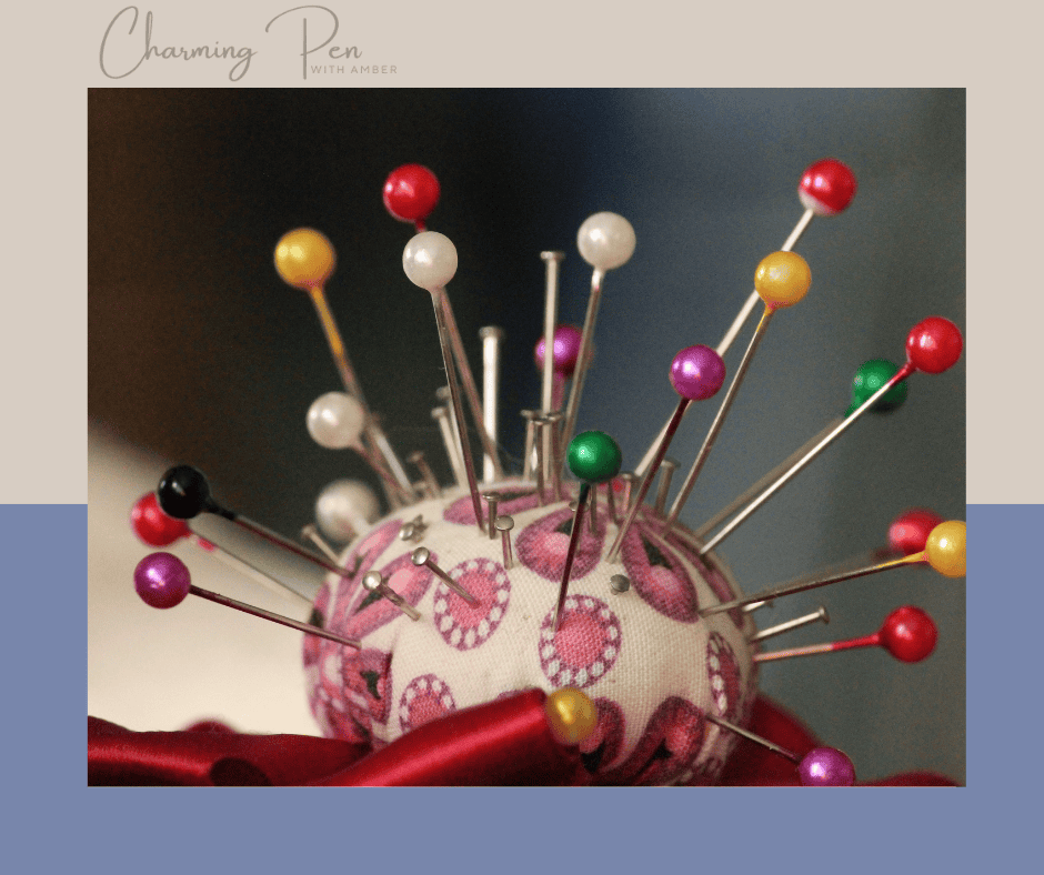 pins in a pin cushion