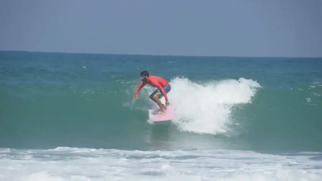 adrian surfing in israel 