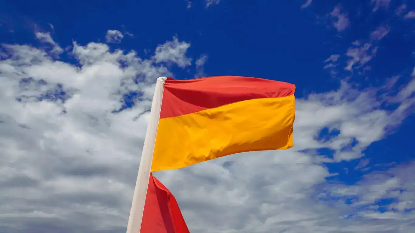LIFEGUARD FLAGS safe surfing