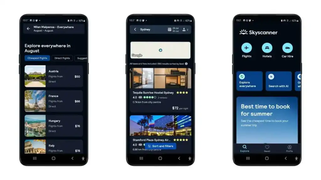 skyscanner app 