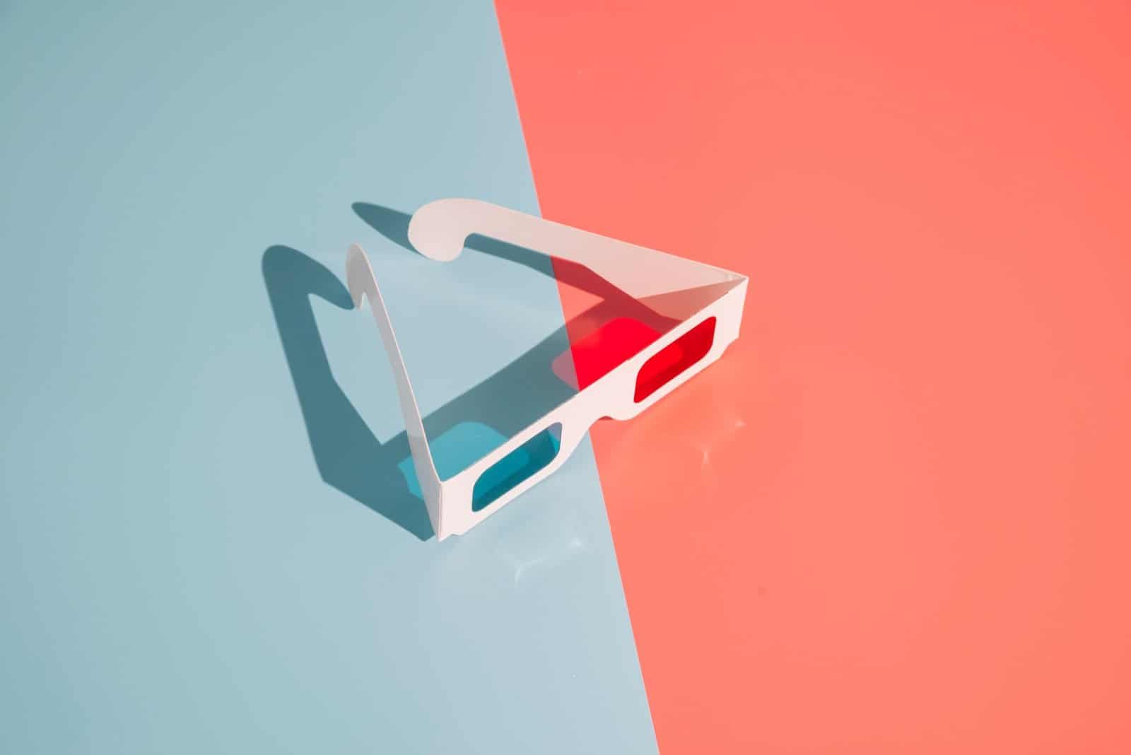 Old fashioned 3D glasses
