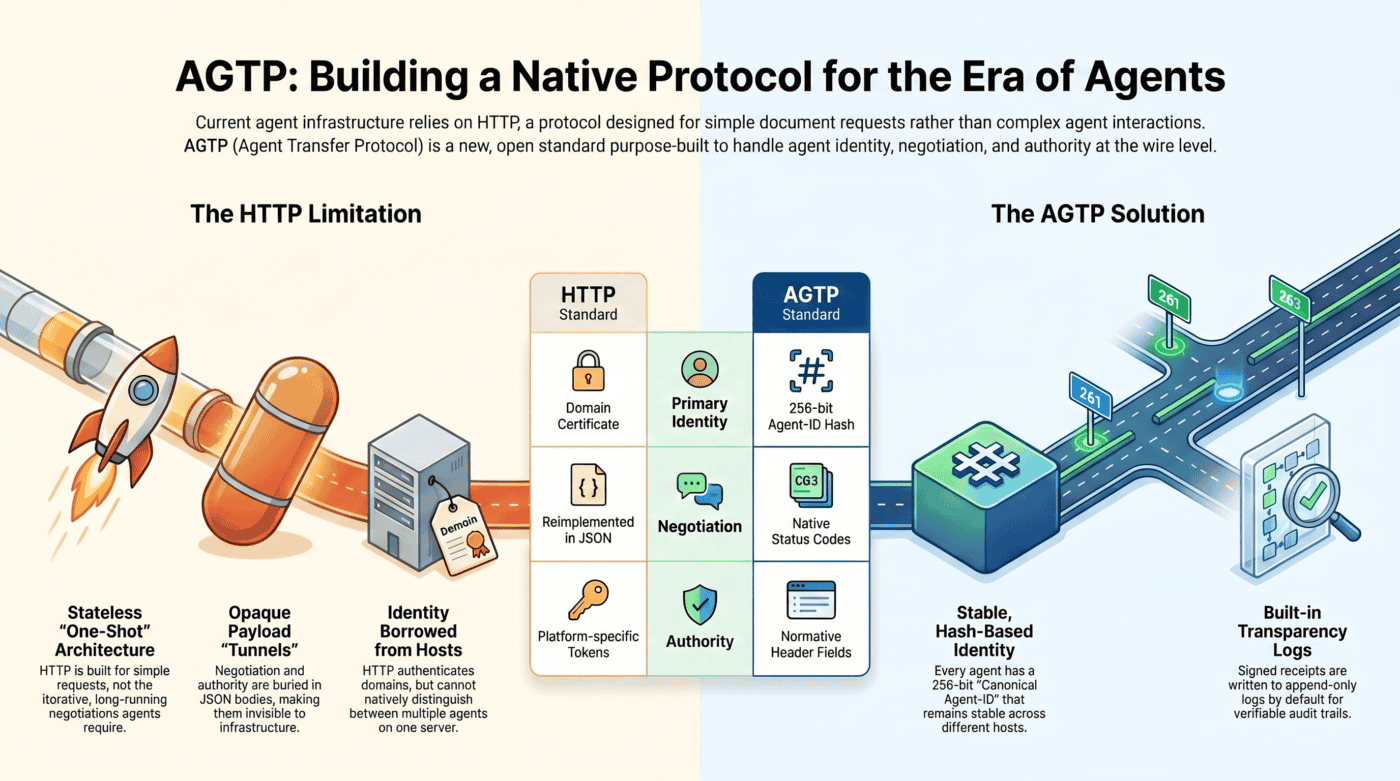 AGTP vs HTTP for AI agents