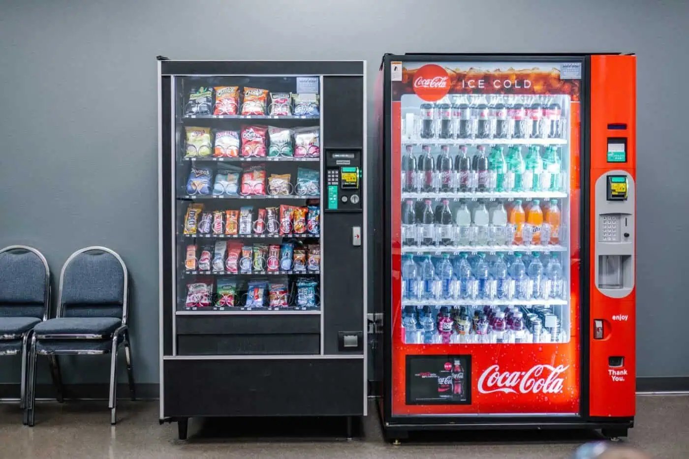 "Autonomous" snack dispensing unit.