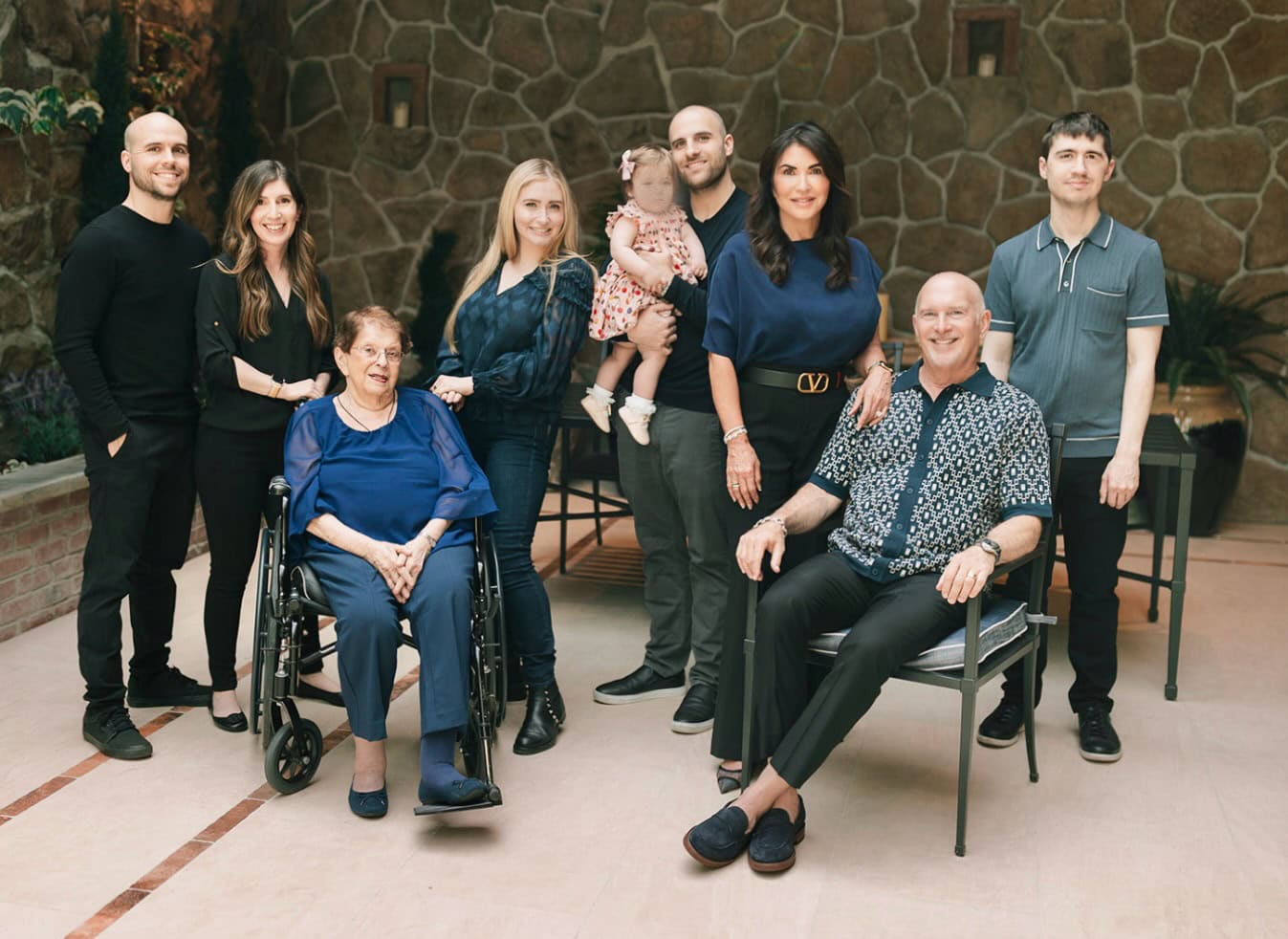 A family photo. When to share your story.