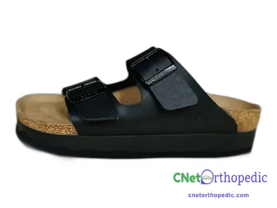 Shoe lift added to a women's Birkenstock sandal