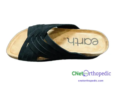 Shoe lift added to a women's sandal