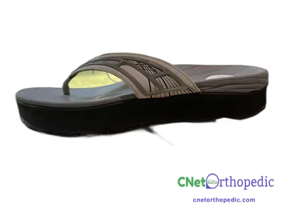 Shoe lift added to a women's sandal