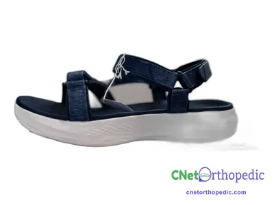 Shoe lift added to a men's black Teva sandal