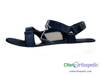 Shoe lift added to a men's black Teva sandal