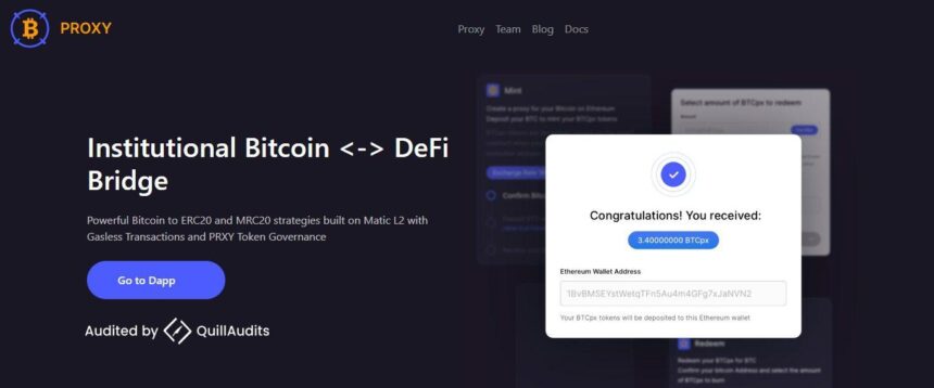 BTC Proxy Defi Coin Review: Powerful Bitcoin to ERC20 and MRC20