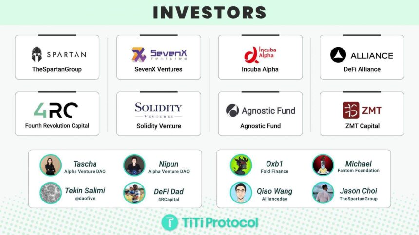 TiTi Protocol Secures $3.5 Million to Build the First Use-to-Earn Algorithm Stablecoin