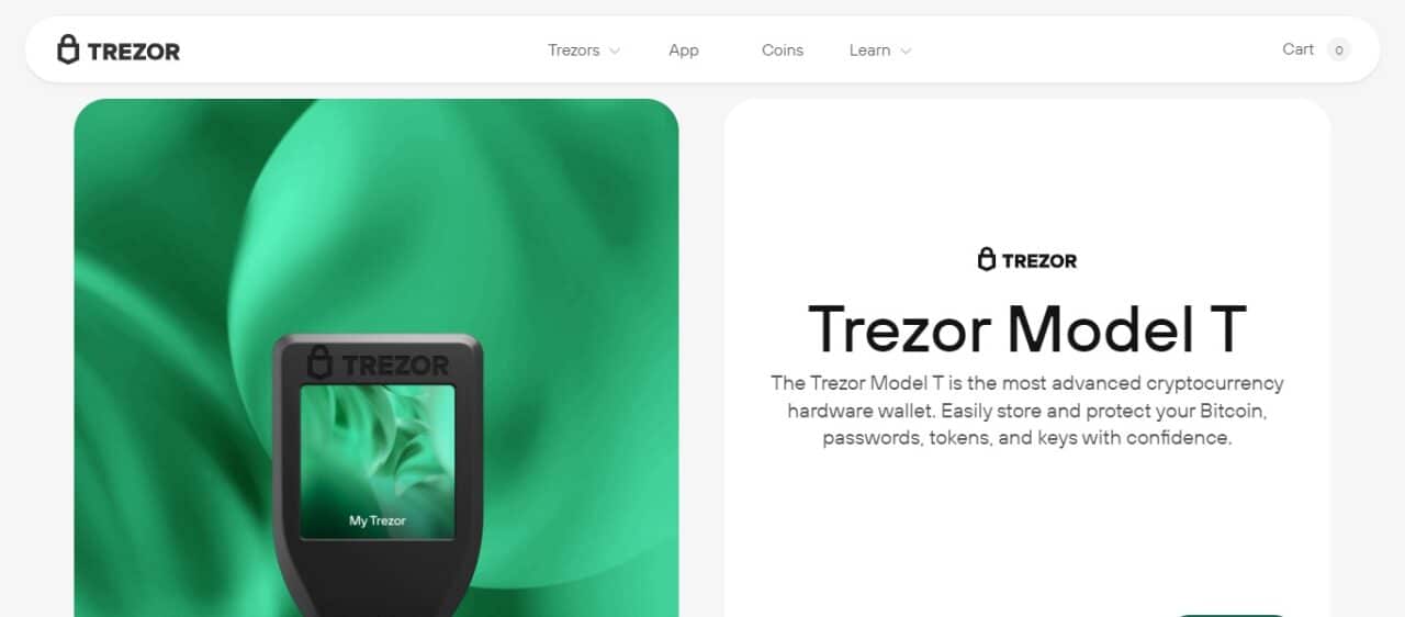 TREZOR T Wallet