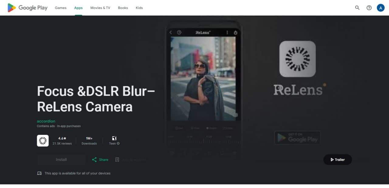 ReLens Camera (Best Ai Camera App)