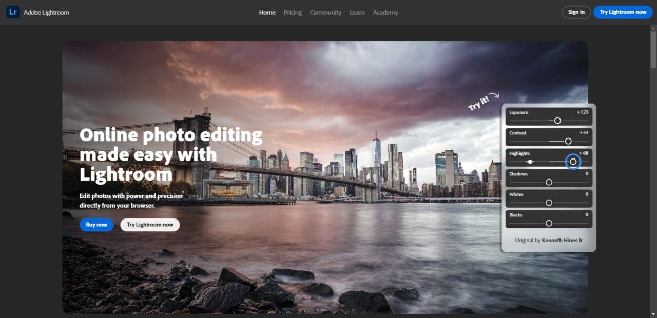 Adobe Lightroom