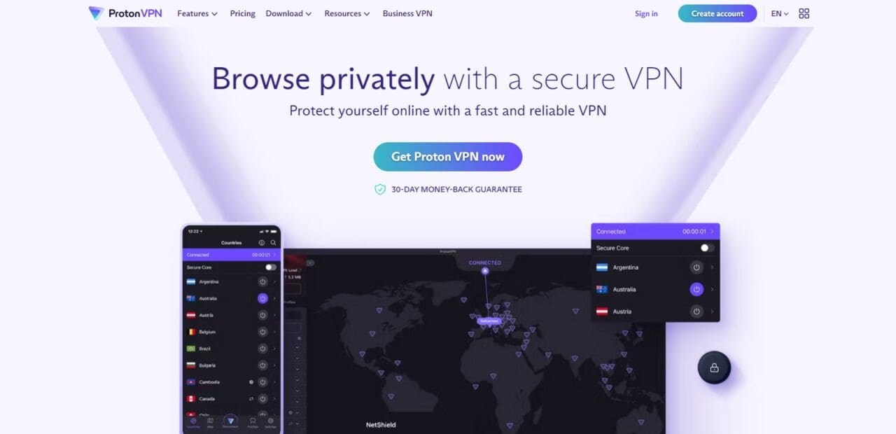 Proton VPN (Best Free Vpns For School Computers)