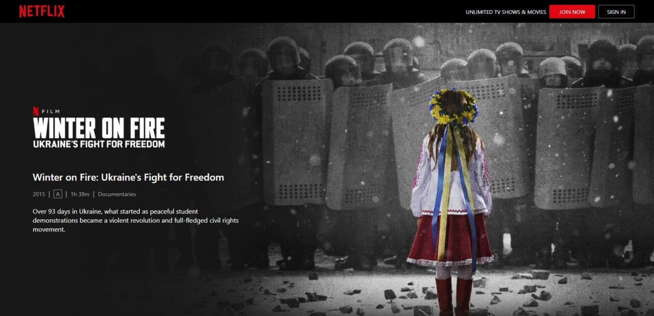 "Winter on Fire Best Documentaries On Netflix