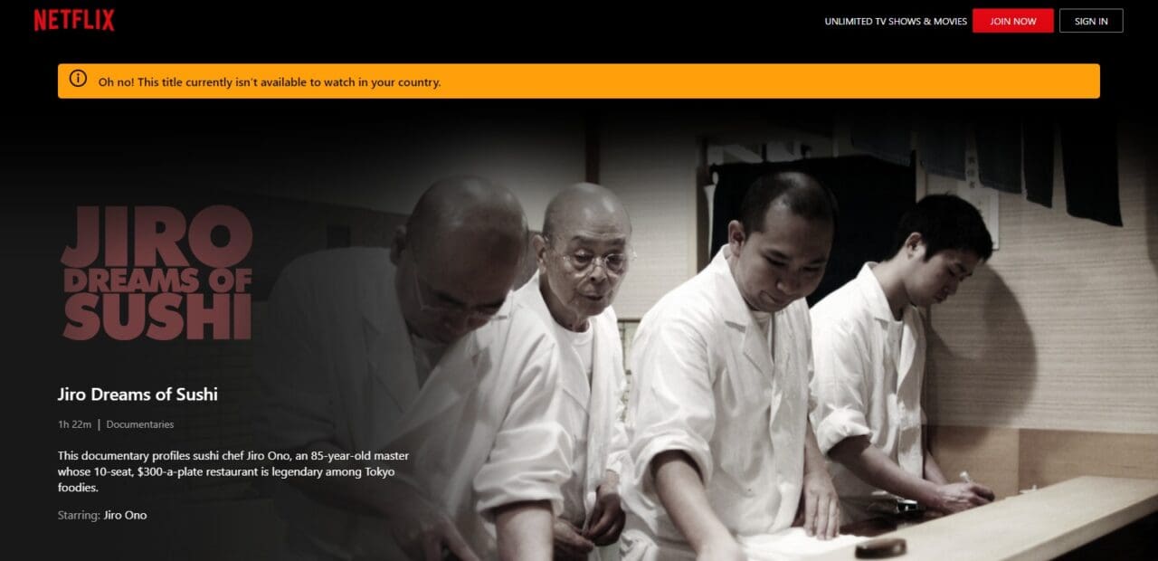 "Jiro Dreams of Sushi" (2011)