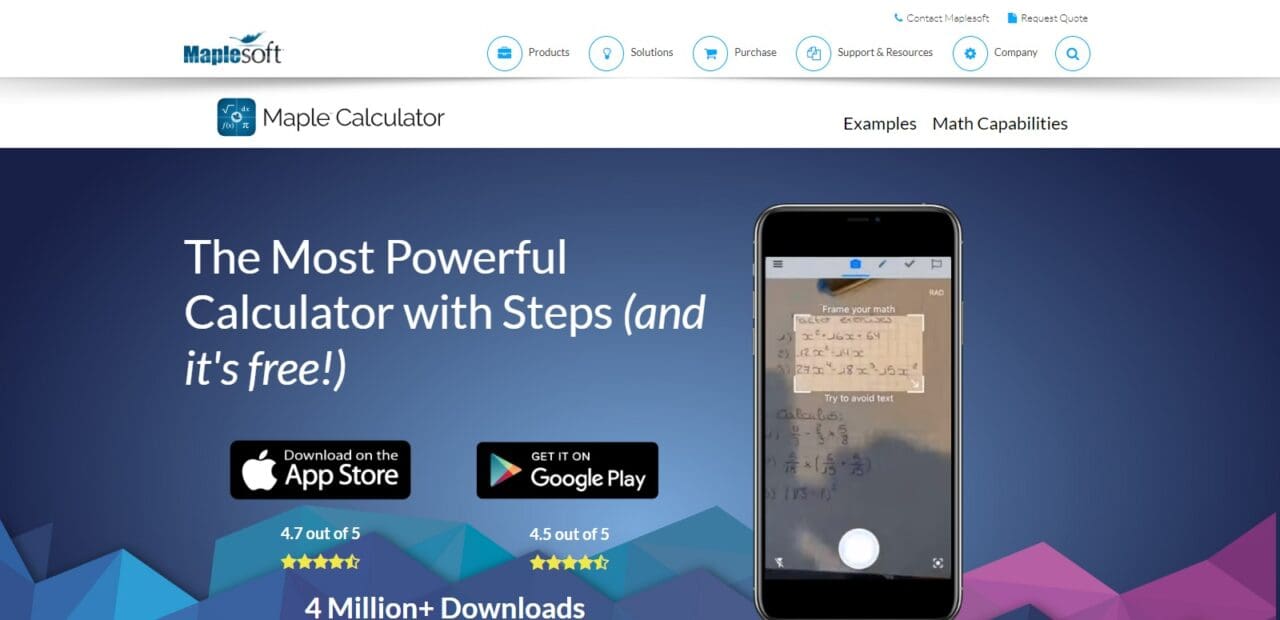 Maple Calculator