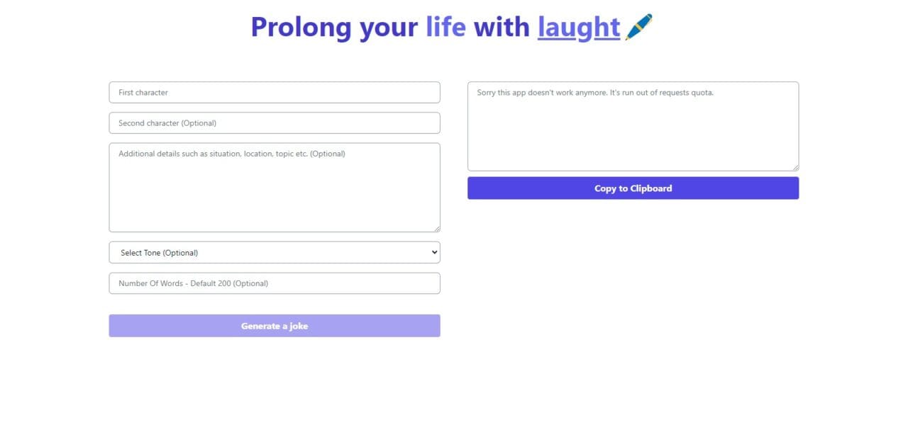 Vercel AI Joke Generator