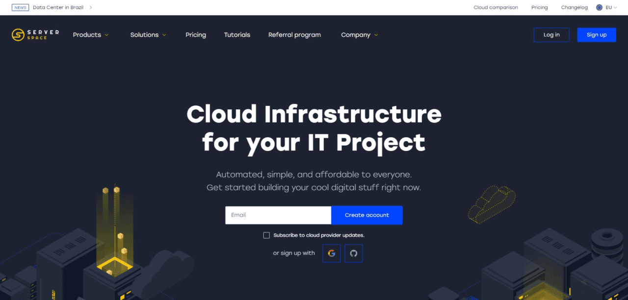 ServerSpace (Top Cheap Cloud Hosting Providers)