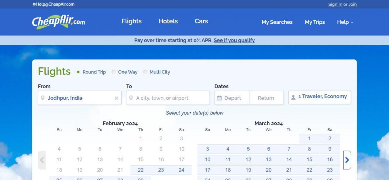 7. CheapAir (Travel Booking)