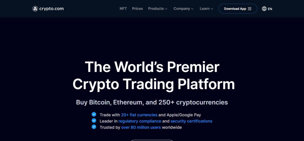 29. Crypto.com (Cryptocurrency Services)