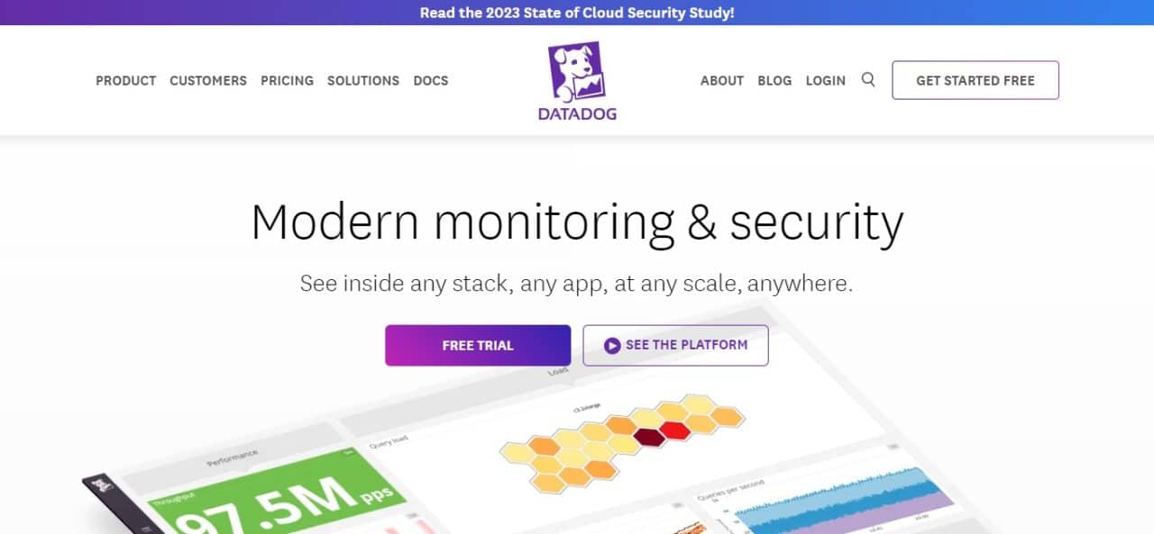 5. Datadog (Best Tools To Monitor Server)