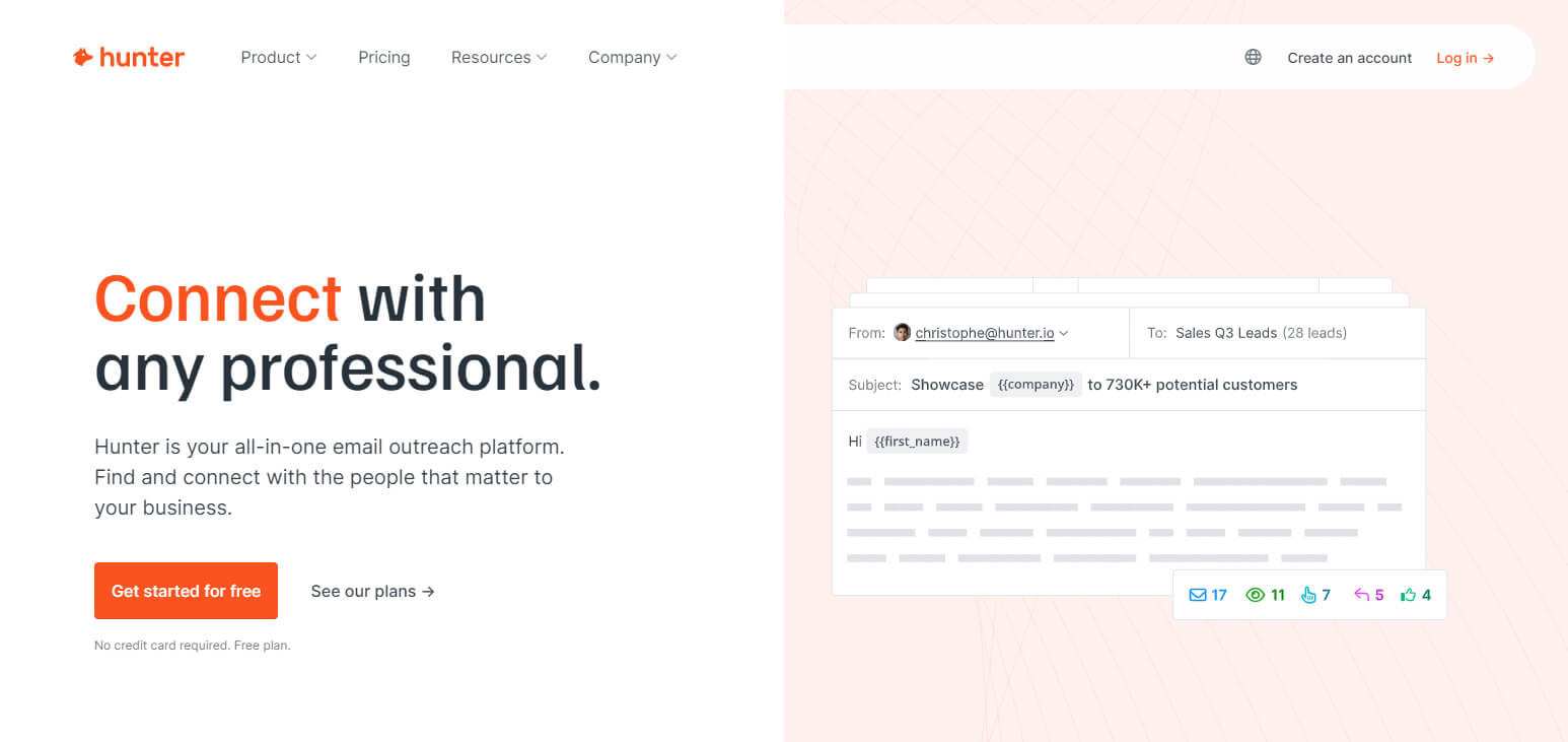 Hunter Best SEO Extension For Chrome