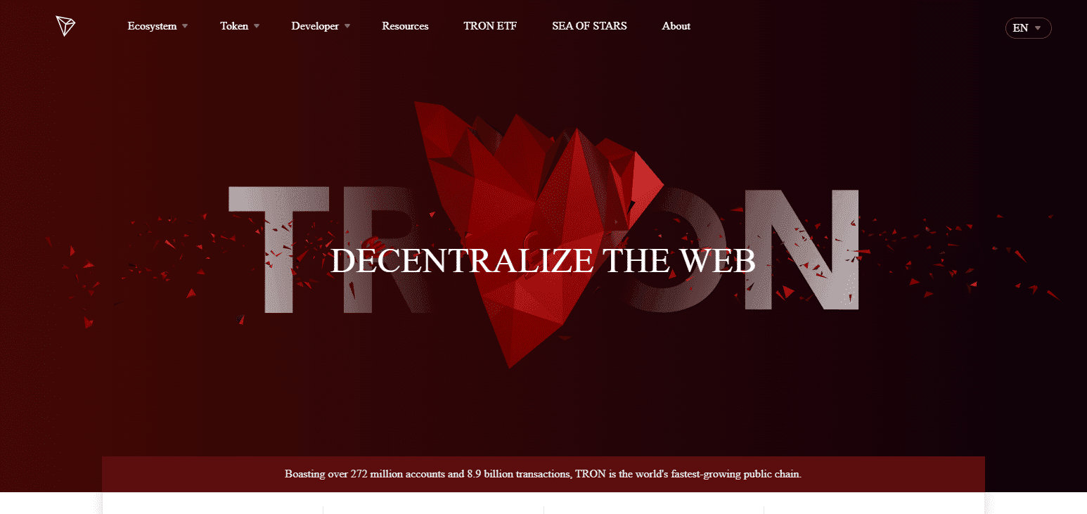 Tron (TRX) Best Crypto In Nigeria