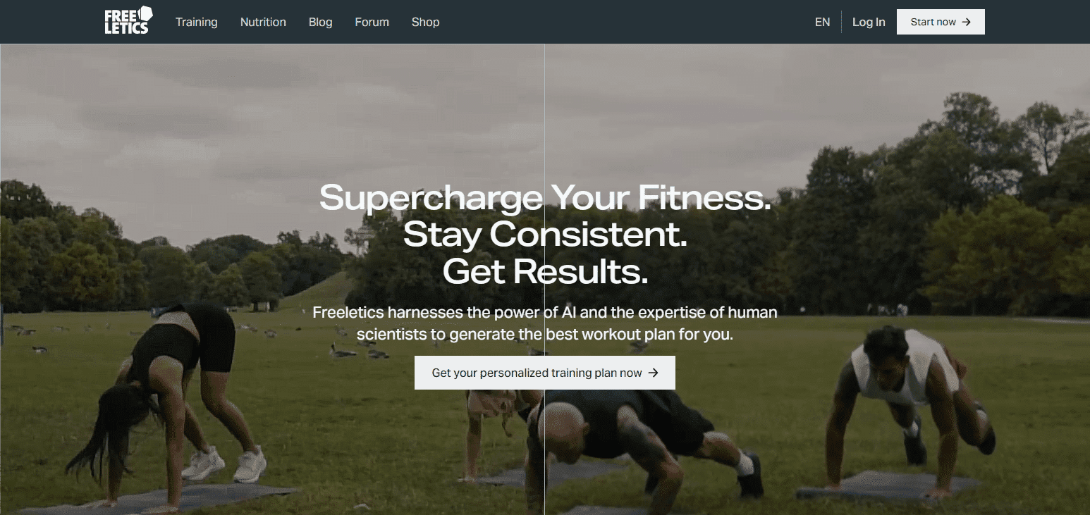 Freeletics Best Ai Apps For Android Device